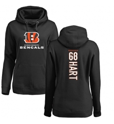NFL Women's Nike Cincinnati Bengals #68 Bobby Hart Black Backer Pullover Hoodie