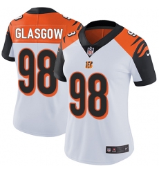 Women's Nike Cincinnati Bengals #98 Ryan Glasgow White Vapor Untouchable Limited Player NFL Jersey