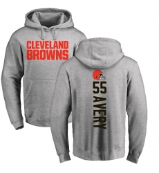 NFL Nike Cleveland Browns #55 Genard Avery Ash Pullover Hoodie