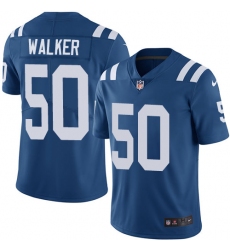 Men's Nike Indianapolis Colts #50 Anthony Walker Royal Blue Team Color Vapor Untouchable Limited Player NFL Jersey