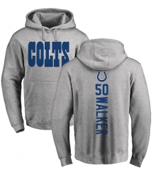 NFL Nike Indianapolis Colts #50 Anthony Walker Ash Backer Pullover Hoodie