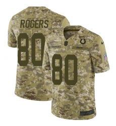 Men's Nike Indianapolis Colts #80 Chester Rogers Limited Camo 2018 Salute to Service NFL Jersey