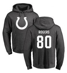 NFL Nike Indianapolis Colts #80 Chester Rogers Ash One Color Pullover Hoodie
