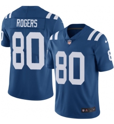 Youth Nike Indianapolis Colts #80 Chester Rogers Royal Blue Team Color Vapor Untouchable Limited Player NFL Jersey
