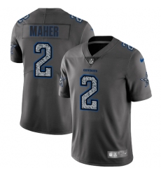 Youth Nike Dallas Cowboys #2 Brett Maher Gray Static Vapor Untouchable Limited NFL Jersey
