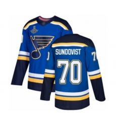 Youth St. Louis Blues #71 Jordan Nolan Authentic Green Salute to Service 2019 Stanley Cup Champions Hockey Jersey