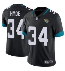Men's Nike Jacksonville Jaguars #34 Carlos Hyde Black Team Color Vapor Untouchable Limited Player NFL Jersey