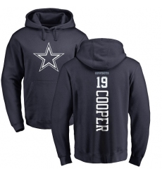 NFL Nike Dallas Cowboys #19 Amari Cooper Navy Blue Backer Pullover Hoodie