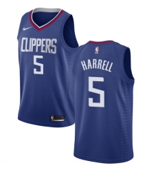 Youth Nike Los Angeles Clippers #5 Montrezl Harrell Swingman Blue NBA Jersey - Icon Edition
