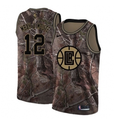 Youth Nike Los Angeles Clippers #12 Luc Mbah a Moute Swingman Camo Realtree Collection NBA Jersey