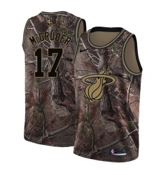 Women's Nike Miami Heat #17 Rodney McGruder Swingman Camo Realtree Collection NBA Jersey