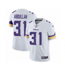 Men's Nike Minnesota Vikings #31 Ameer Abdullah White Vapor Untouchable Limited Player NFL Jersey