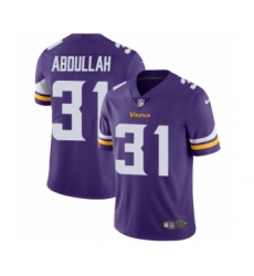 Youth Nike Minnesota Vikings #31 Ameer Abdullah Purple Team Color Vapor Untouchable Limited Player NFL Jersey