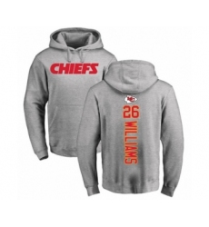 NFL Nike Kansas City Chiefs #26 Damien Williams Ash Backer Pullover Hoodie