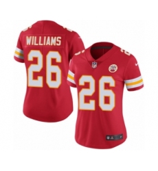 Women's Nike Kansas City Chiefs #26 Damien Williams Red Team Color Vapor Untouchable Limited Player NFL Jersey