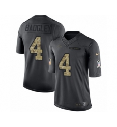 Men's Nike Los Angeles Chargers #4 Michael Badgley Limited Black 2016 Salute to Service NFL Jersey