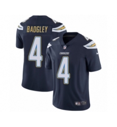 Men's Nike Los Angeles Chargers #4 Michael Badgley Navy Blue Team Color Vapor Untouchable Limited Player NFL Jersey