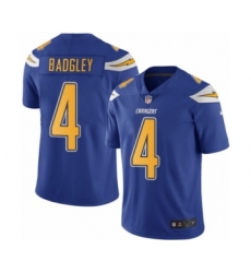 Youth Nike Los Angeles Chargers #4 Michael Badgley Limited Electric Blue Rush Vapor Untouchable NFL Jersey