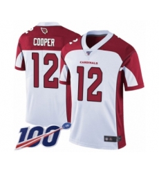 Men's Arizona Cardinals #12 Pharoh Cooper White Vapor Untouchable Limited Player 100th Season Football Jersey