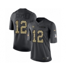 Men's Nike Arizona Cardinals #12 Pharoh Cooper Limited Black 2016 Salute to Service NFL Jersey
