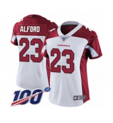 Women's Arizona Cardinals #36 D.J. Swearinger SR Black Alternate Vapor Untouchable Limited Player 100th Season Football Jersey
