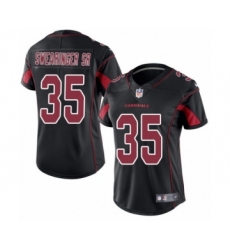 Women's Nike Arizona Cardinals #35 D.J. Swearinger SR Limited Black Rush Vapor Untouchable NFL Jersey