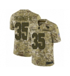 Youth Nike Arizona Cardinals #35 D.J. Swearinger SR Limited Camo 2018 Salute to Service NFL Jersey