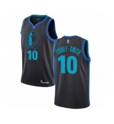 Men's Dallas Mavericks #10 Dorian Finney-Smith Authentic Charcoal Basketball Jersey - City Edition