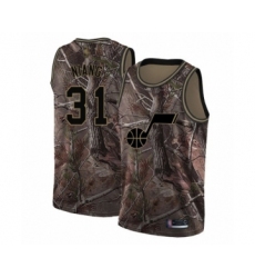 Men's Utah Jazz #31 Georges Niang Swingman Camo Realtree Collection Basketball Jersey