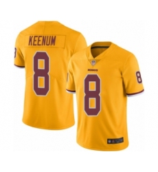 Youth Washington Redskins #8 Case Keenum Limited Gold Rush Vapor Untouchable Football Jersey