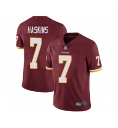 Men's Washington Redskins #7 Dwayne Haskins Burgundy Red Team Color Vapor Untouchable Limited Player Football Jersey
