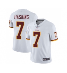 Men's Washington Redskins #7 Dwayne Haskins White Vapor Untouchable Limited Player Football Jersey