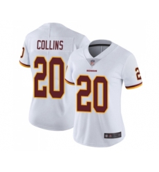 Women's Washington Redskins #20 Landon Collins White Vapor Untouchable Limited Player Football Jersey