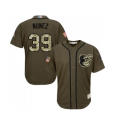 Youth Baltimore Orioles #39 Renato Nunez Authentic Green Salute to Service Baseball Jersey