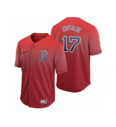 Youth Boston Red Sox #17 Nathan Eovaldi Red Fade Nike Jersey