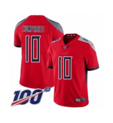 Men's Tennessee Titans #10 Adam Humphries Limited Red Inverted Legend 100th Season Football Jersey