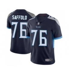 Men's Tennessee Titans #76 Rodger Saffold Navy Blue Team Color Vapor Untouchable Limited Player Football Jersey