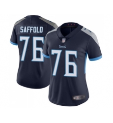 Women's Tennessee Titans #76 Rodger Saffold Navy Blue Team Color Vapor Untouchable Limited Player Football Jersey