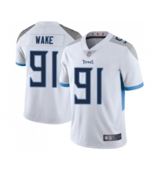 Youth Tennessee Titans #91 Cameron Wake White Vapor Untouchable Limited Player Football Jersey