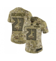 Women's Tampa Bay Buccaneers #23 Deone Bucannon Limited Camo 2018 Salute to Service Football Jersey