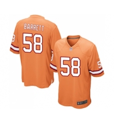 Men's Tampa Bay Buccaneers #58 Shaquil Barrett Limited Orange Glaze Alternate Football Jersey