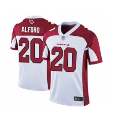 Youth Arizona Cardinals #20 Robert Alford White Vapor Untouchable Limited Player Football Jersey