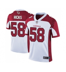 Men's Arizona Cardinals #58 Jordan Hicks White Vapor Untouchable Limited Player Football Jersey