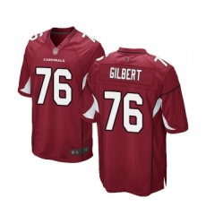 Men's Arizona Cardinals #76 Marcus Gilbert Game Red Team Color Football Jersey