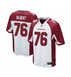 Men's Arizona Cardinals #76 Marcus Gilbert Game White Football Jersey