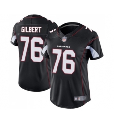 Women's Arizona Cardinals #76 Marcus Gilbert Black Alternate Vapor Untouchable Limited Player Football Jersey