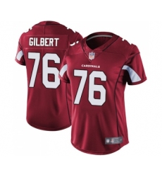 Women's Arizona Cardinals #76 Marcus Gilbert Red Team Color Vapor Untouchable Limited Player Football Jersey