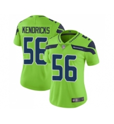Women's Seattle Seahawks #56 Mychal Kendricks Limited Green Rush Vapor Untouchable Football Jersey