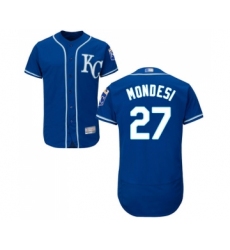 Men's Kansas City Royals #27 Adalberto Mondesi Royal Blue Alternate Flex Base Authentic Collection Baseball Jersey