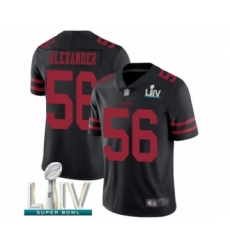 Men's San Francisco 49ers #56 Kwon Alexander Black Alternate Vapor Untouchable Limited Player Super Bowl LIV Bound Football Jersey